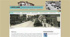 Desktop Screenshot of lovelandhistorical.org